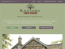 Tablet Screenshot of blackthorntimber.com